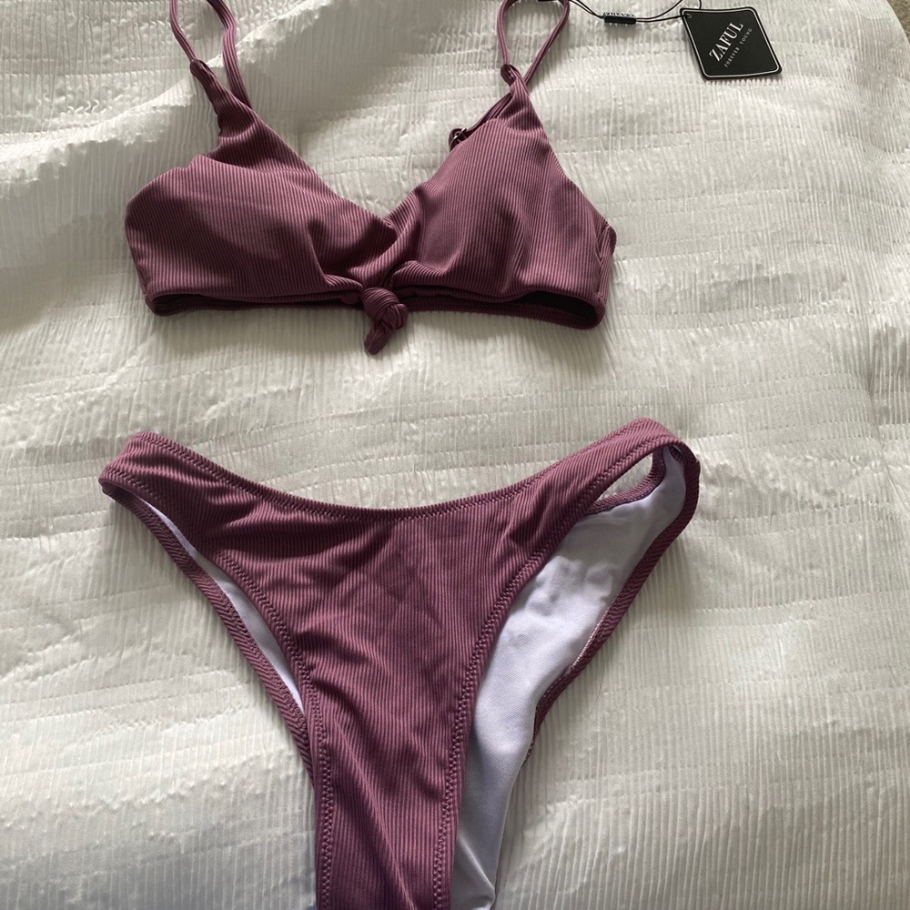 ZAFUL ribbed bathing suit size small